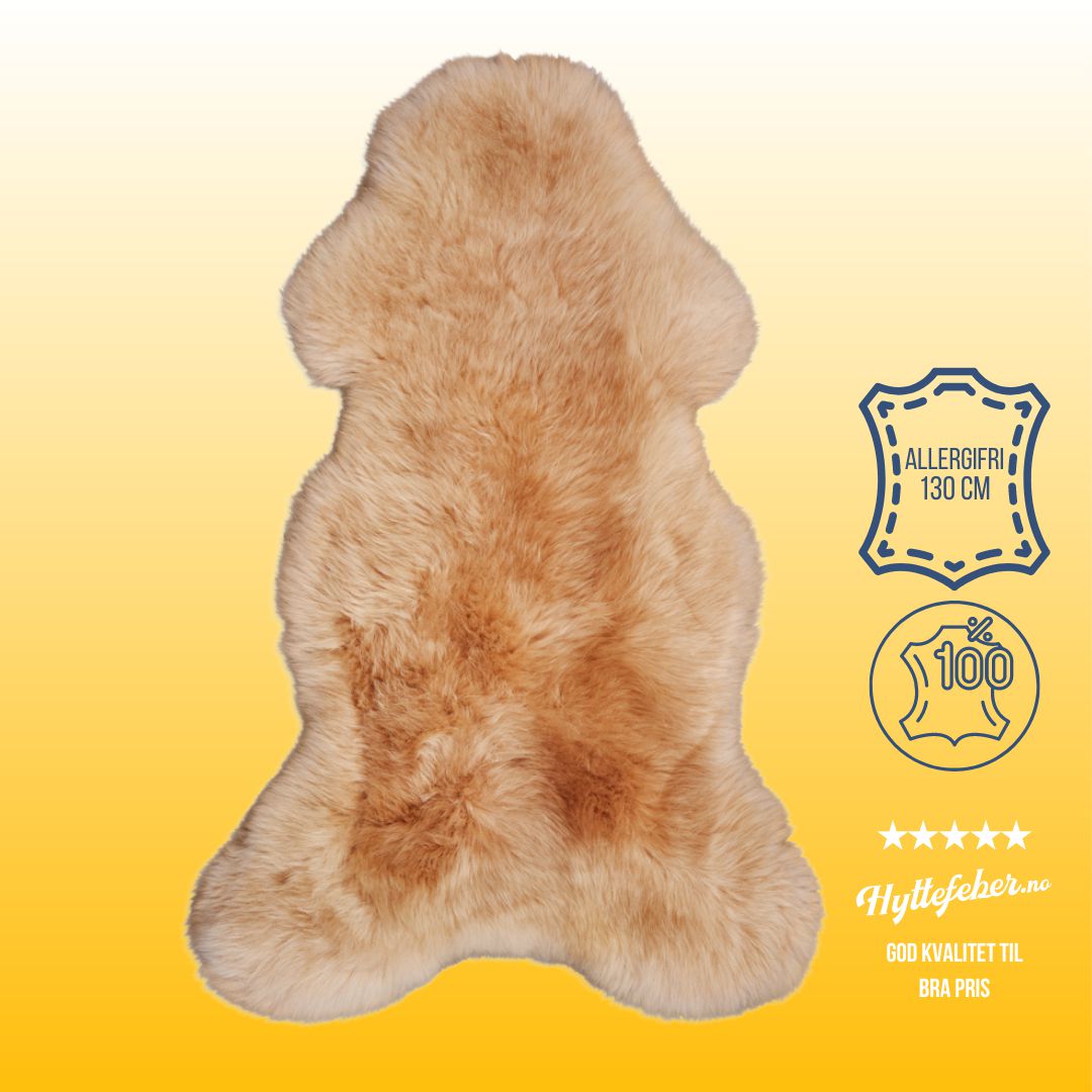 Saueskinn - Ekstra luftig Allergifritt 130cm-Saueskinn-Hyttefeber-Hyttefeber