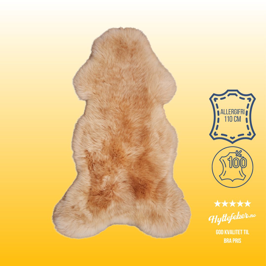 Saueskinn - Ekstra luftig Allergifritt 110cm-Saueskinn-Hyttefeber-Hyttefeber