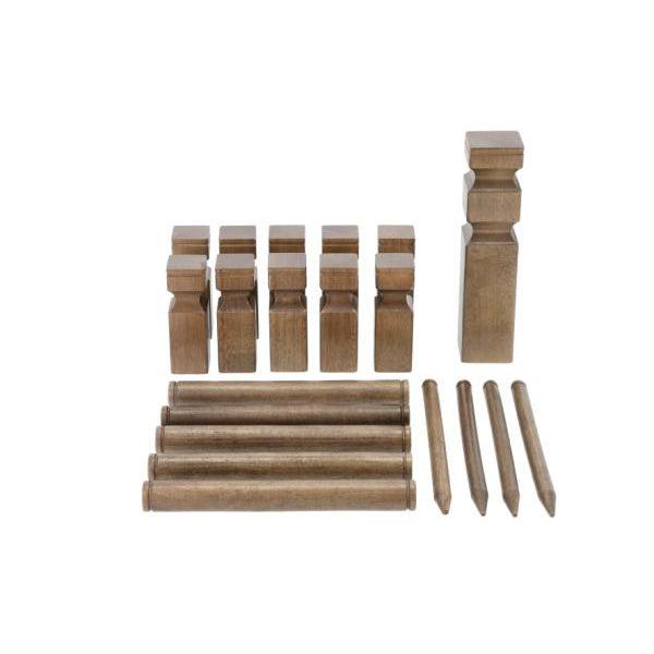 Moments Of Play - Kubb - Grå/Brun-Hagespill-Moments Of Play-Hyttefeber