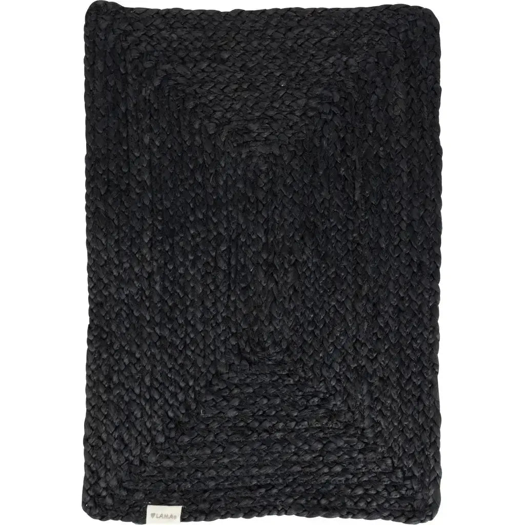 Lama Dekkebrikke - Sort - 35x50cm-NorviGroup-Hyttefeber