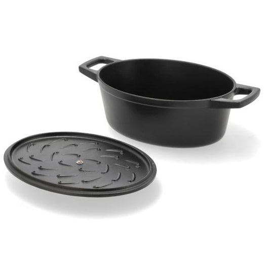 HOLM - Støpejernsgryte oval 3,8 liter-Servering-HOLM-Hyttefeber