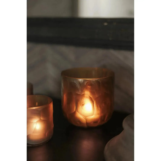 Telysholder Waterloo - Ø10 cm - Banket glass-Telysholder-Norvigroup-Hyttefeber