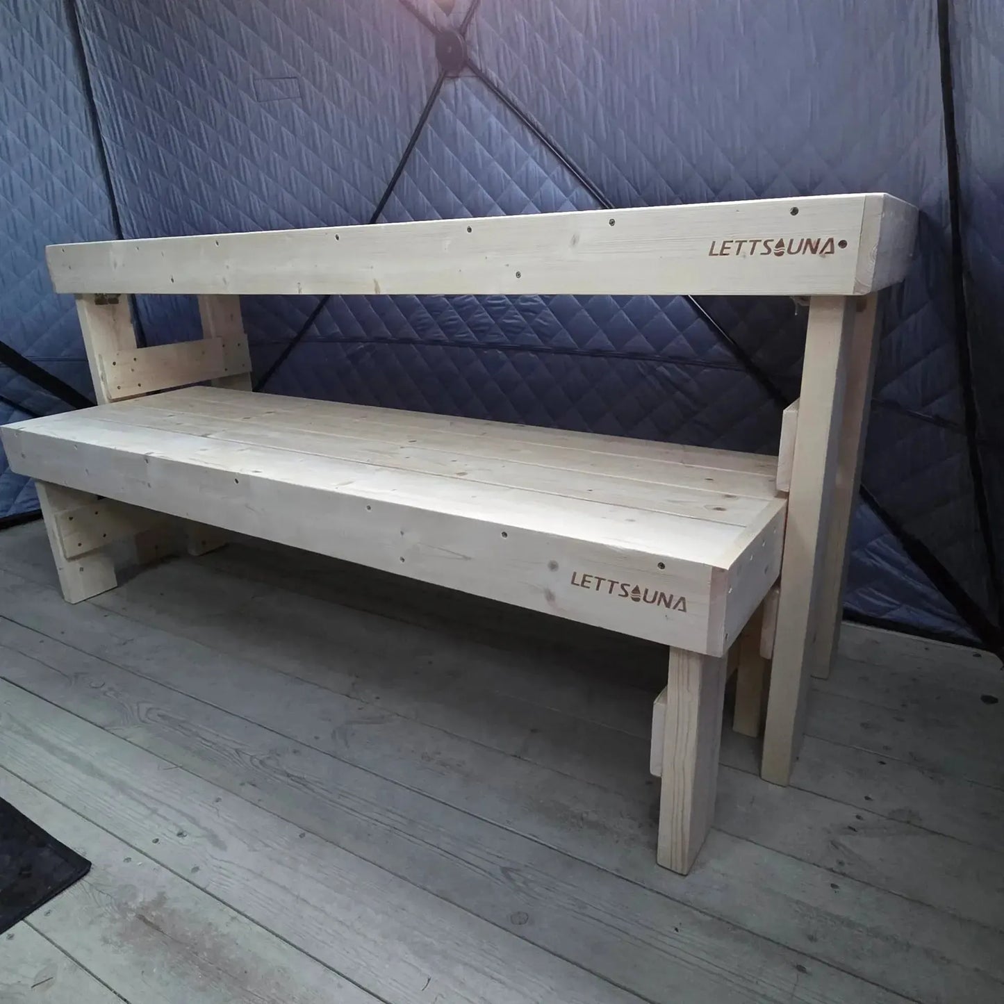 Badstubenk dobbel, sammenleggbar-Saunatelt-Lettsauna-Hyttefeber