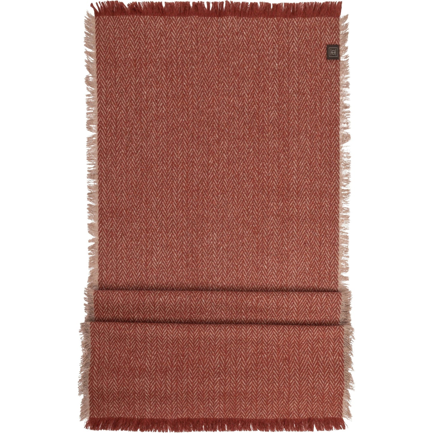Halvor Bakke - Bordløpet - Resirkluert Ull - Rust - 50x140cm-Duker-Lama-Hyttefeber