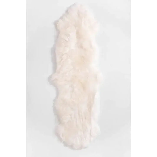 XXL Dobbelt-Saueskinn / Naturhvit-Saueskinn-Hyttefeber-Hyttefeber