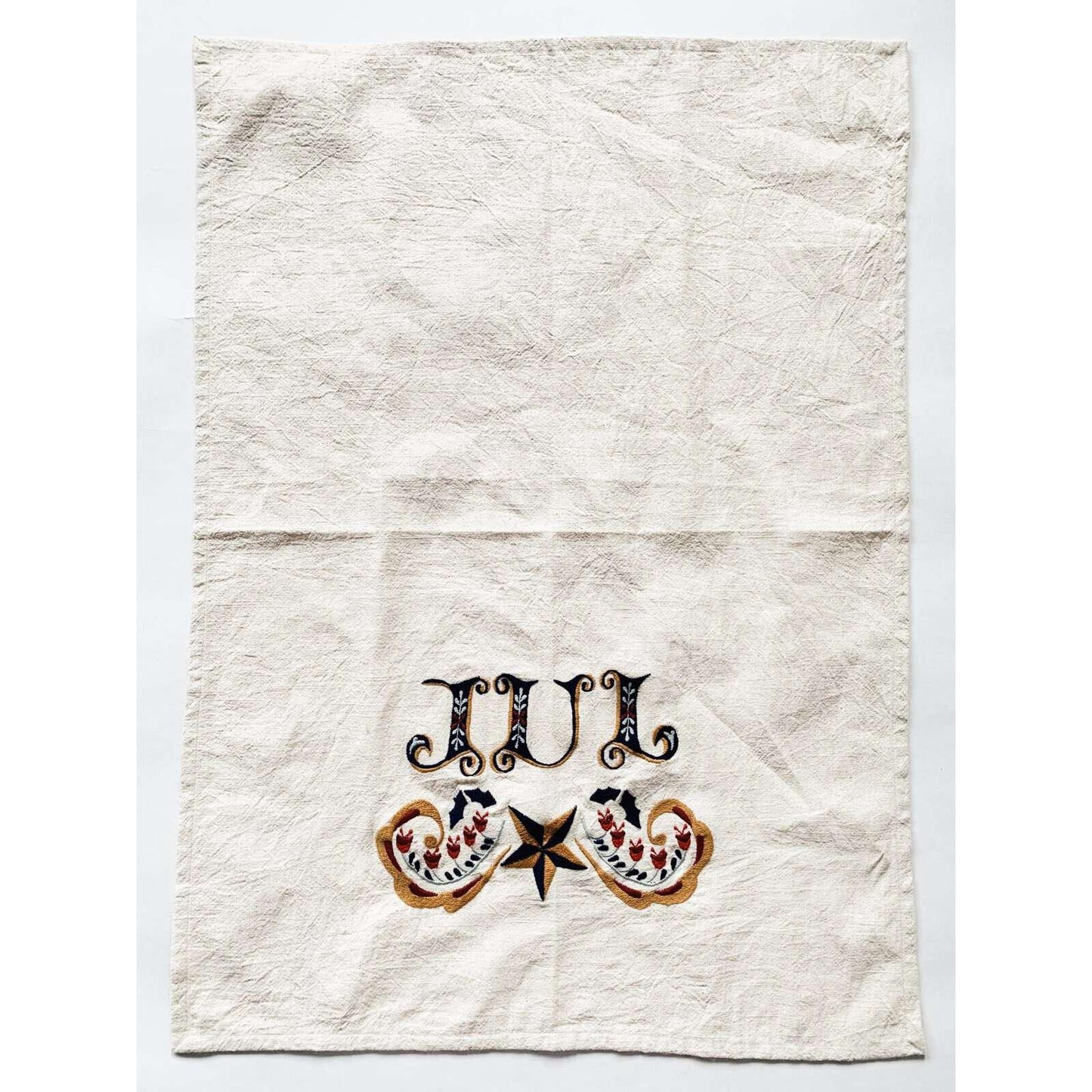 Brodert kjøkkenhåndkle 50×70 Cm «Jul»-Trend Design-Hyttefeber