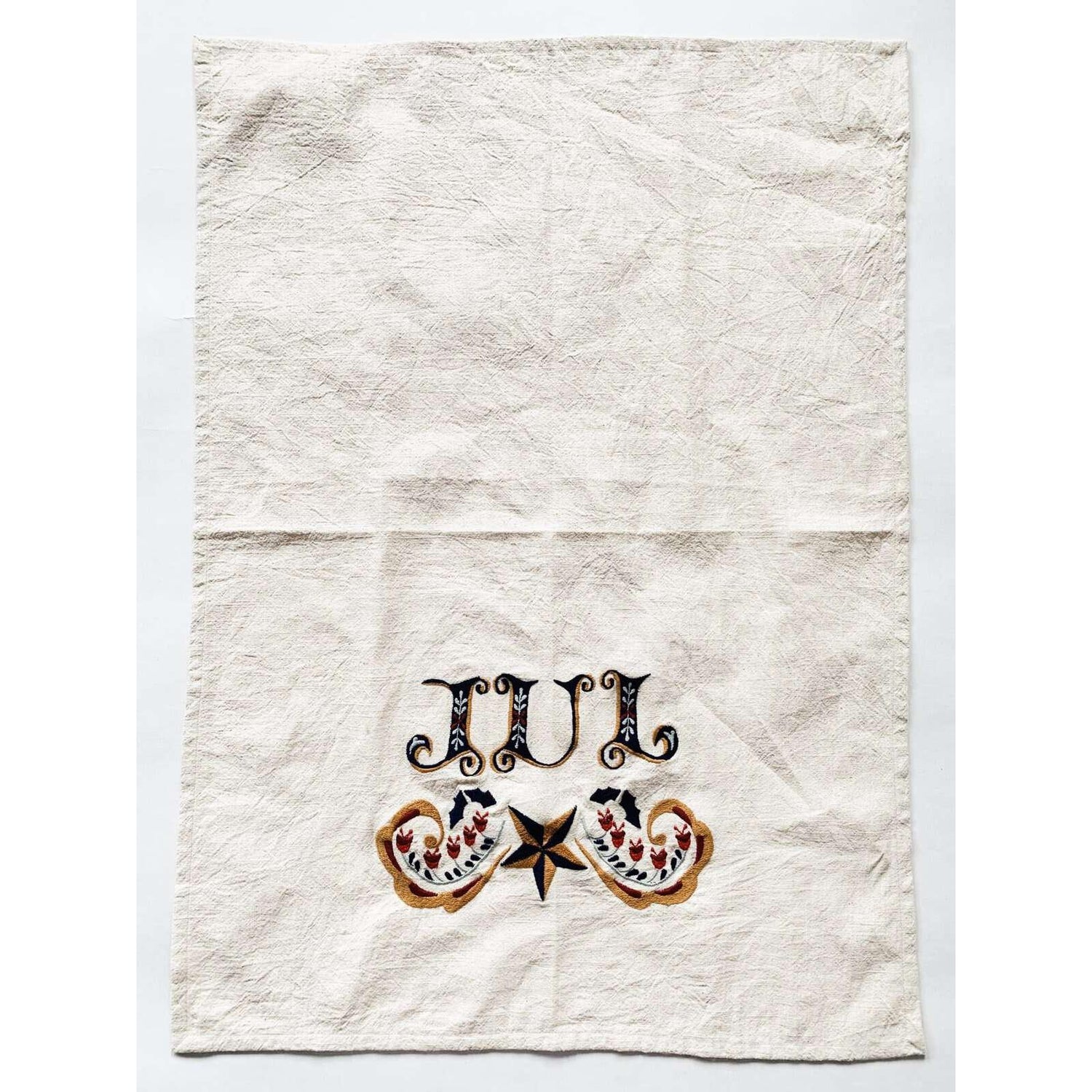 Brodert kjøkkenhåndkle 50×70 Cm «Jul»-Trend Design-Hyttefeber