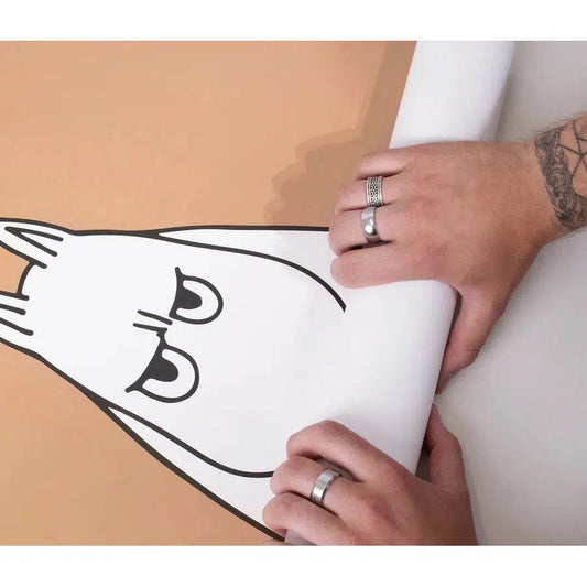 Moomin Poster - Mummitrollet - 50x70 cm-Tote Bag-Moomin By NordicBuddies-Hyttefeber