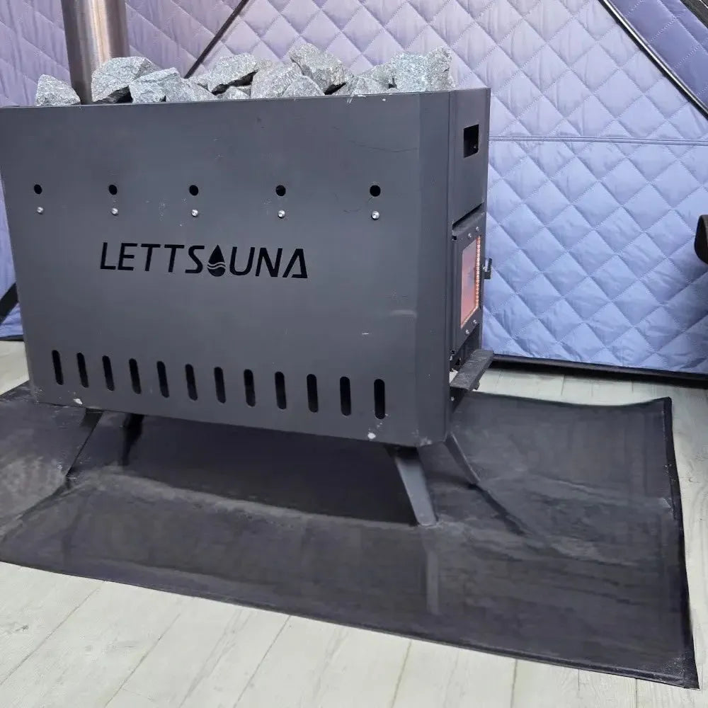 Brannsikker underlagsmatte til Lettsauna vedovn-Saunatelt-Lettsauna-Hyttefeber