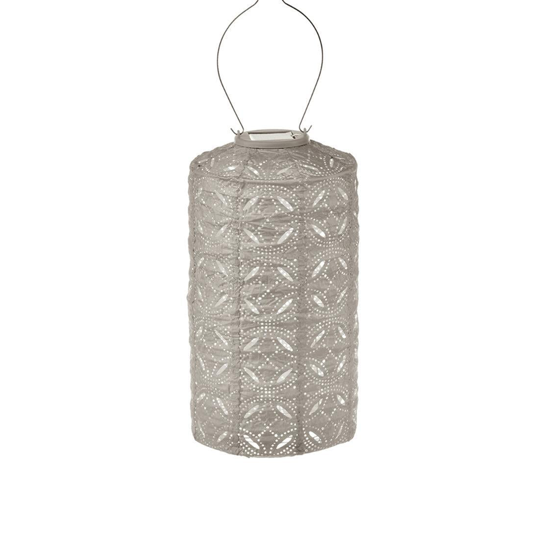 LUMIZ med fjernkontroll - Mandela - Light Taupe - Cylinder 18-Utebelysning-Lumiz-Hyttefeber