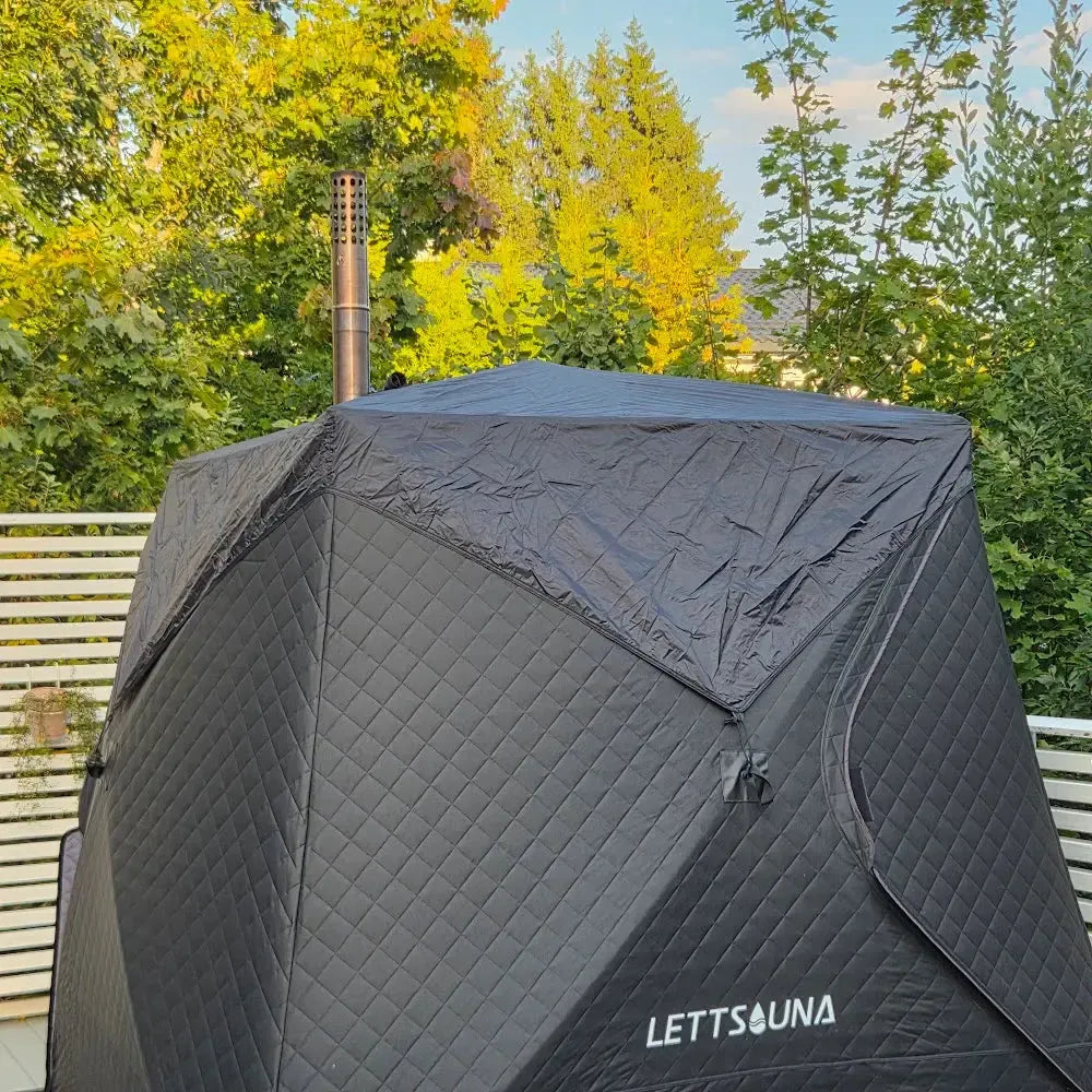 Regntrekk til Saunatelt Lauvset-Saunatelt-Lettsauna-Hyttefeber