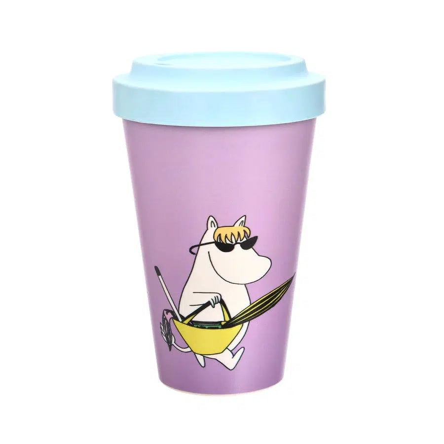 Moomin Take Away Mug - 450 ml - Snorkfrøken på stranden-Take Away Kopp-Moomin By NordicBuddies-Hyttefeber