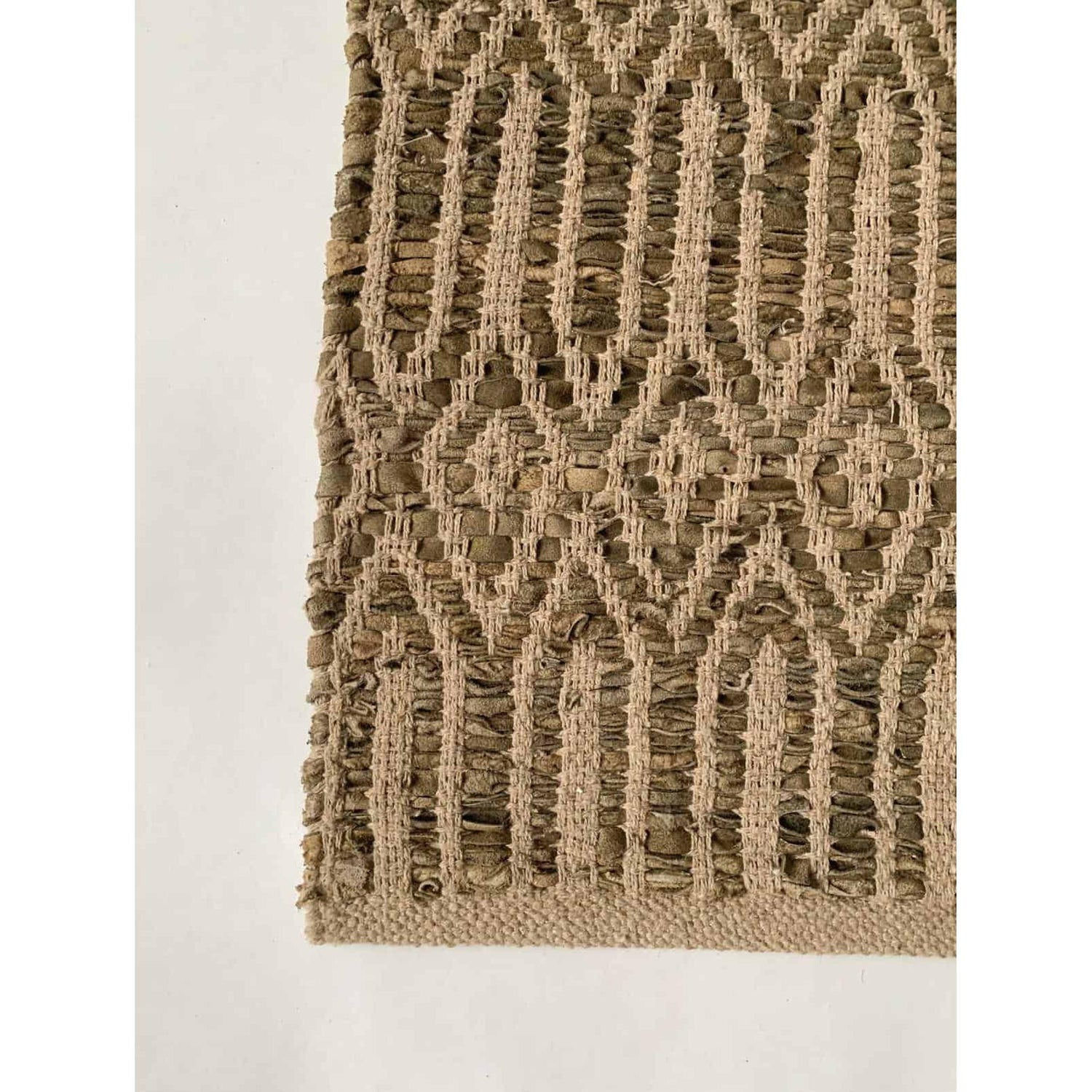 Gulvteppe - Skinn - 60×230 Cm - Mønstret Grønn-gulvteppe-Trend Design-Hyttefeber