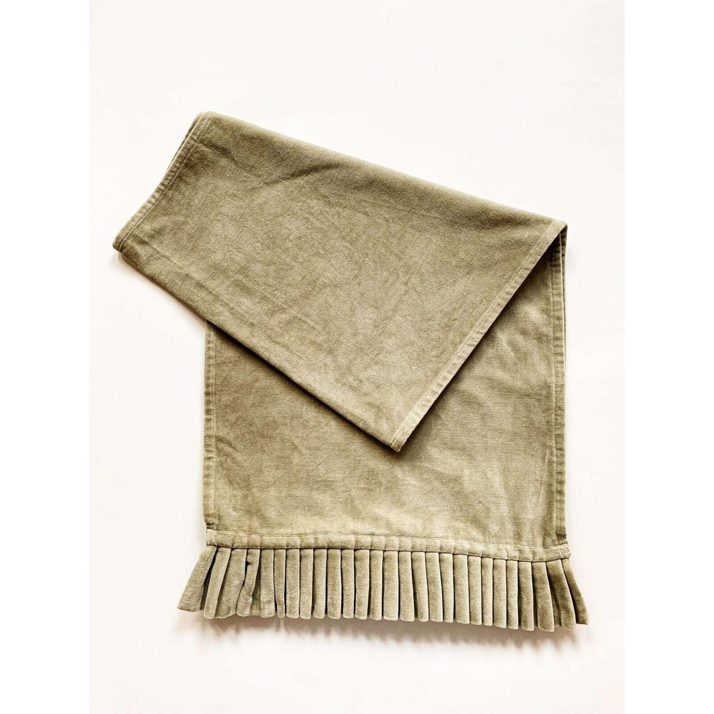 Løper - Velour - 40×140 Cm - Grønn-Dørmatte-Trend Design-Hyttefeber