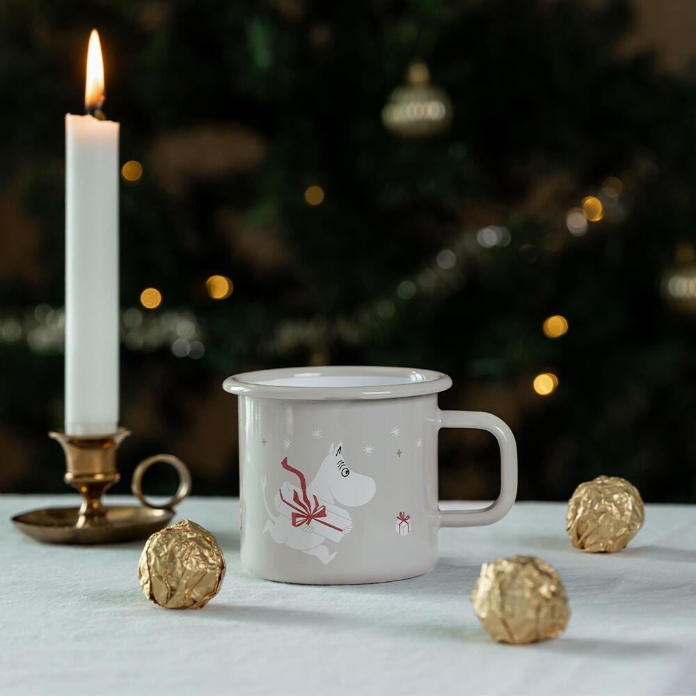 Mummikopp - Emalje - Jul - 3.7 dl-Julekuler-Moomin-Hyttefeber