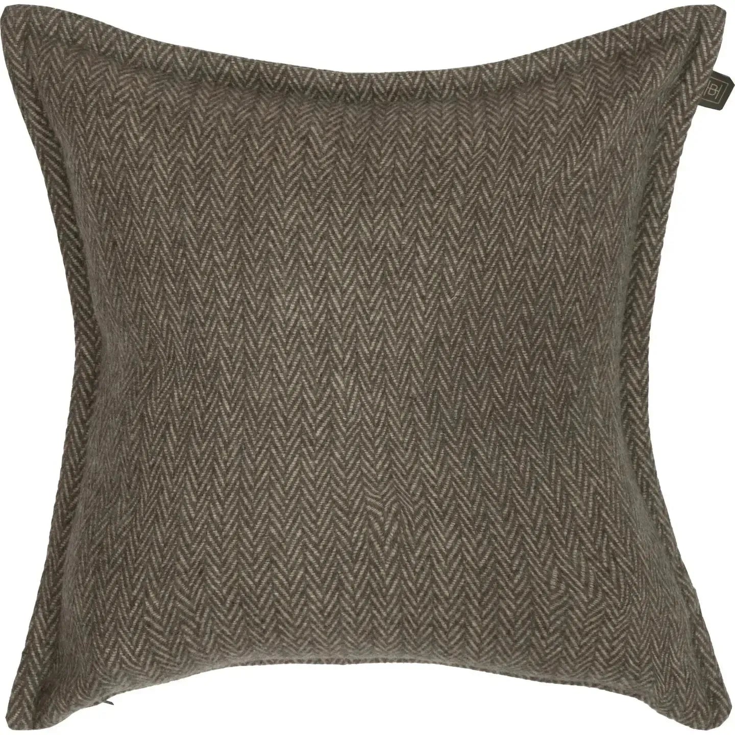 Halvor Bakke - Putetrekk - Asima - Resirkulert Ull - Brun - 50x50-Norvigroup-Hyttefeber