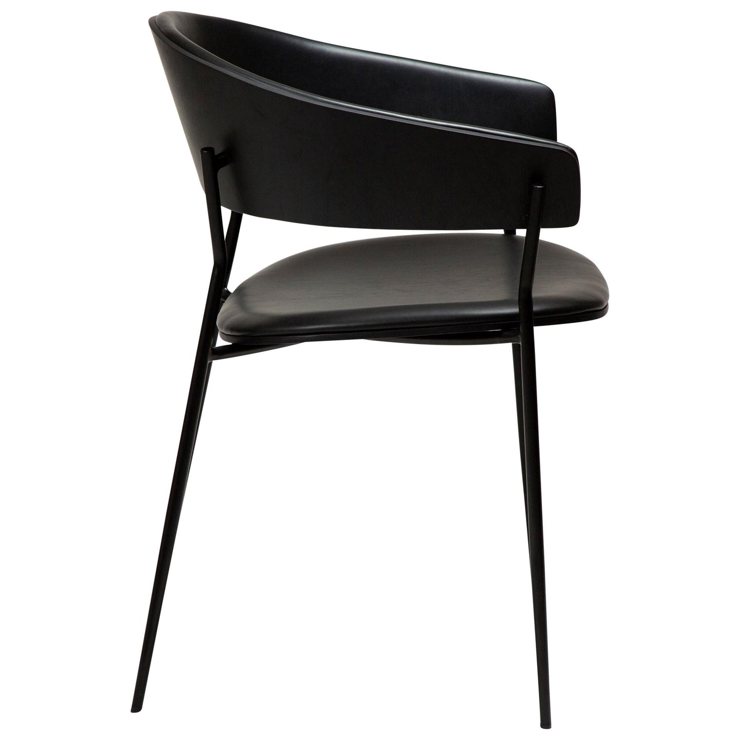 Dan-Form - Crib spisestol i finèr og kunstskinn - 2 stk-Møbler og Bord-Interio-Hyttefeber