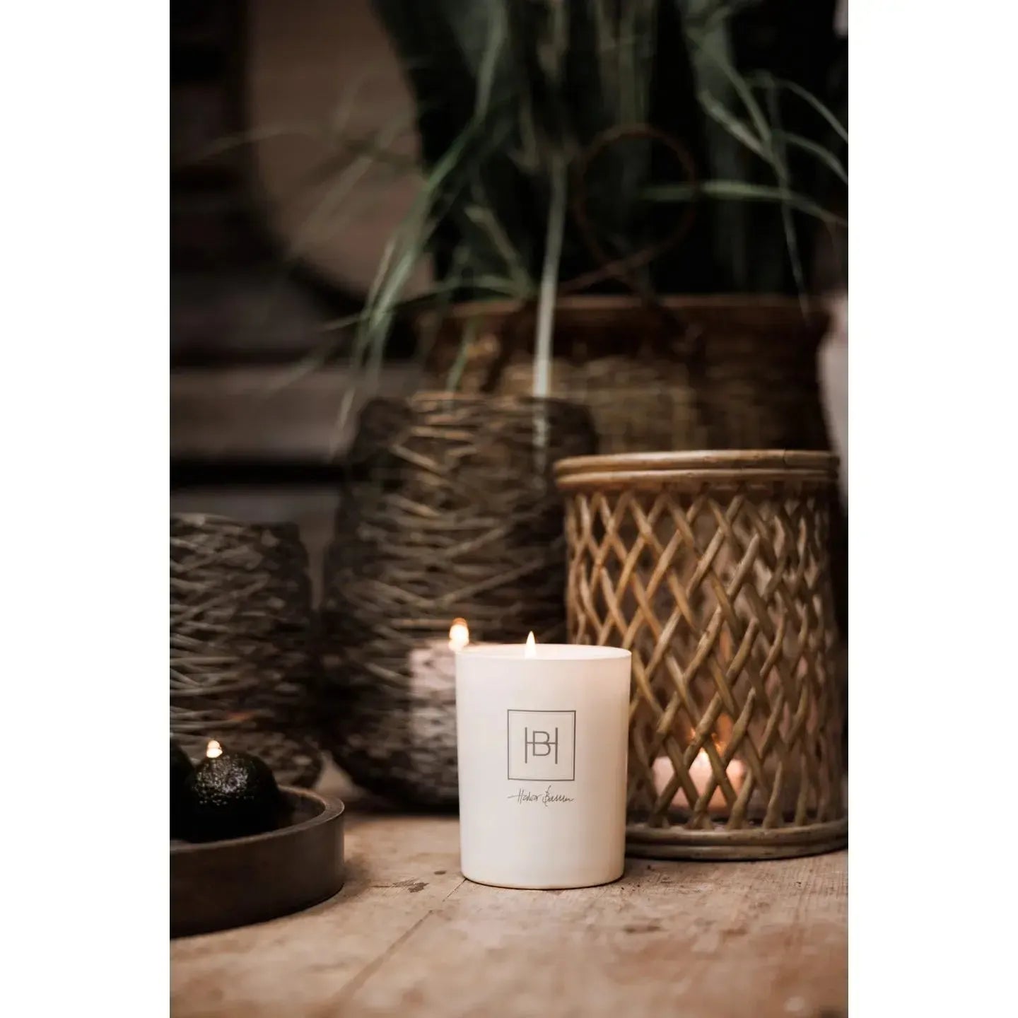 Halvor Bakke - Duftlys - White Lime Blossom-Duftlys-NorviGroup-Hyttefeber