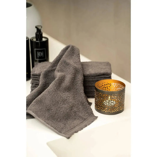 Halvor Bakke - Everyday håndhåndkler - Grå/Plum Kitten - 6-pk-Kjøkkenhåndklær-NorviGroup-Hyttefeber