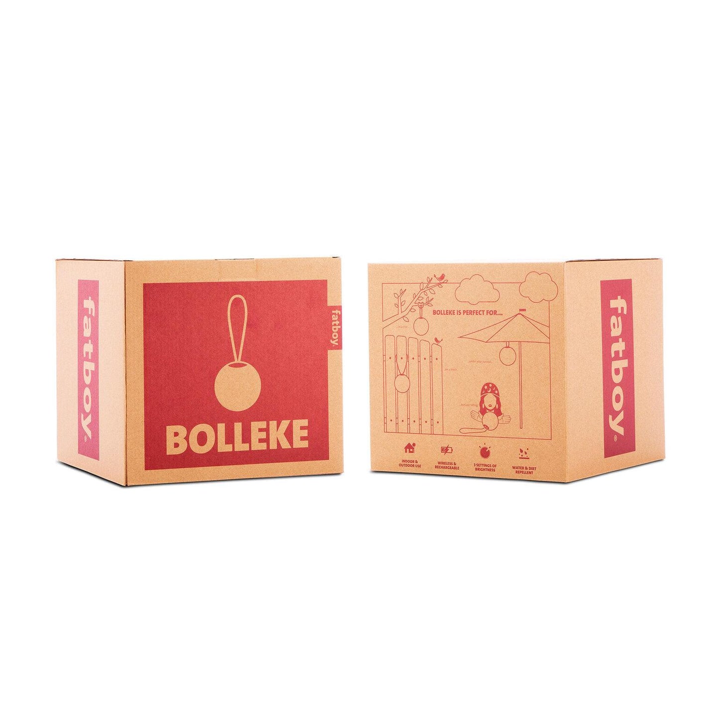 Fatboy Bolleke Oppladbar Lampe (Light Grey)-Oppladbare Lamper-Fatboy-Hyttefeber