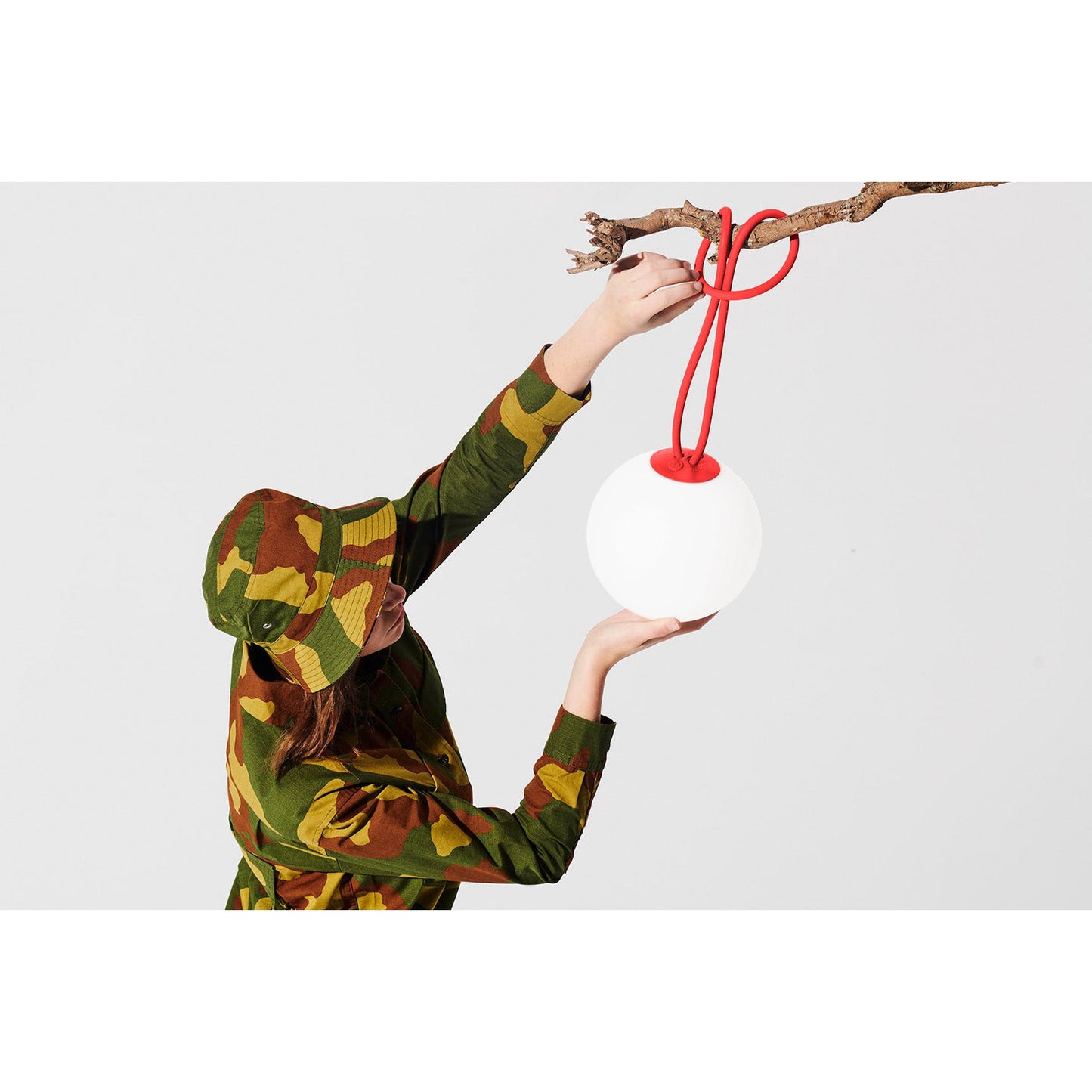 Fatboy Bolleke Oppladbar Lampe (Red)-Oppladbare Lamper-Fatboy-Hyttefeber