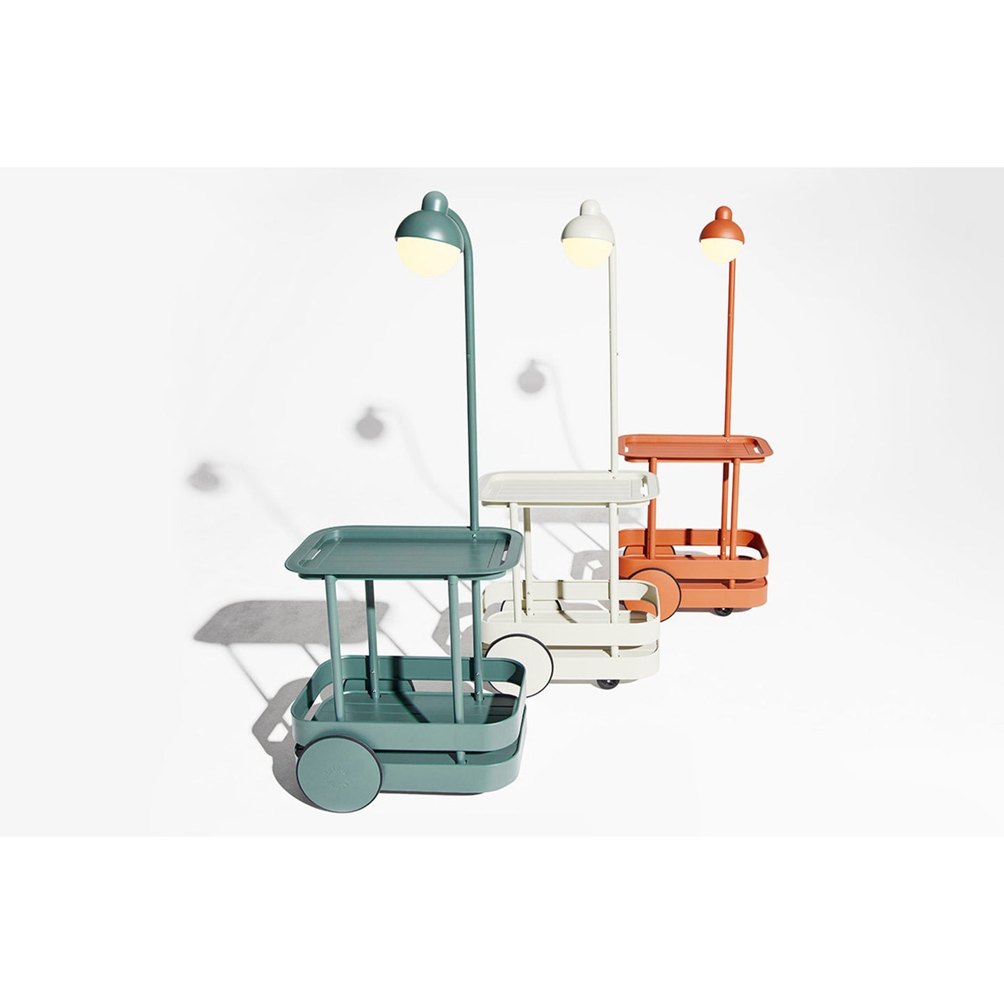 Fatboy® Jolly Trolley Bar trolleys - Light Grey-Campingmøbler-Fatboy-Hyttefeber