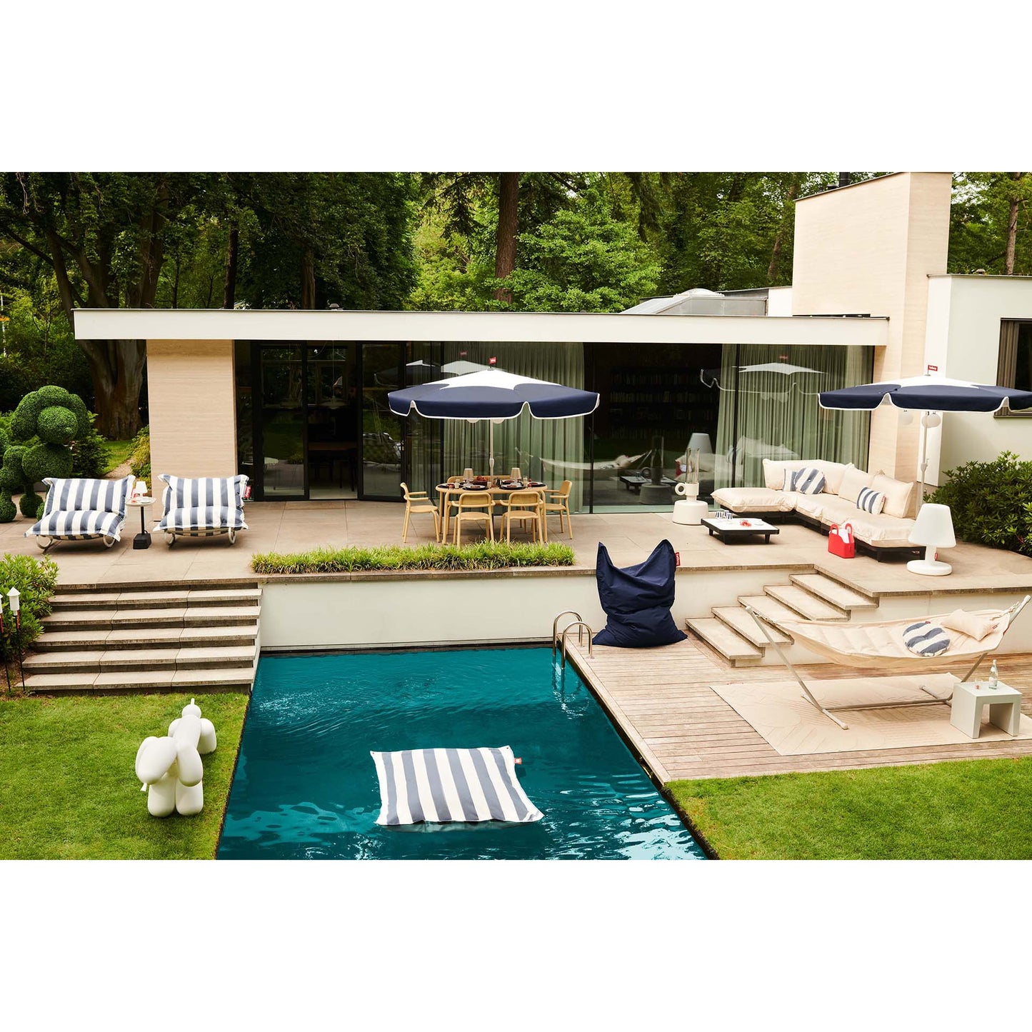Fatboy® Original Outdoor - Dark Ocean 1-2 pers.-Sittesekker-Fatboy-Hyttefeber