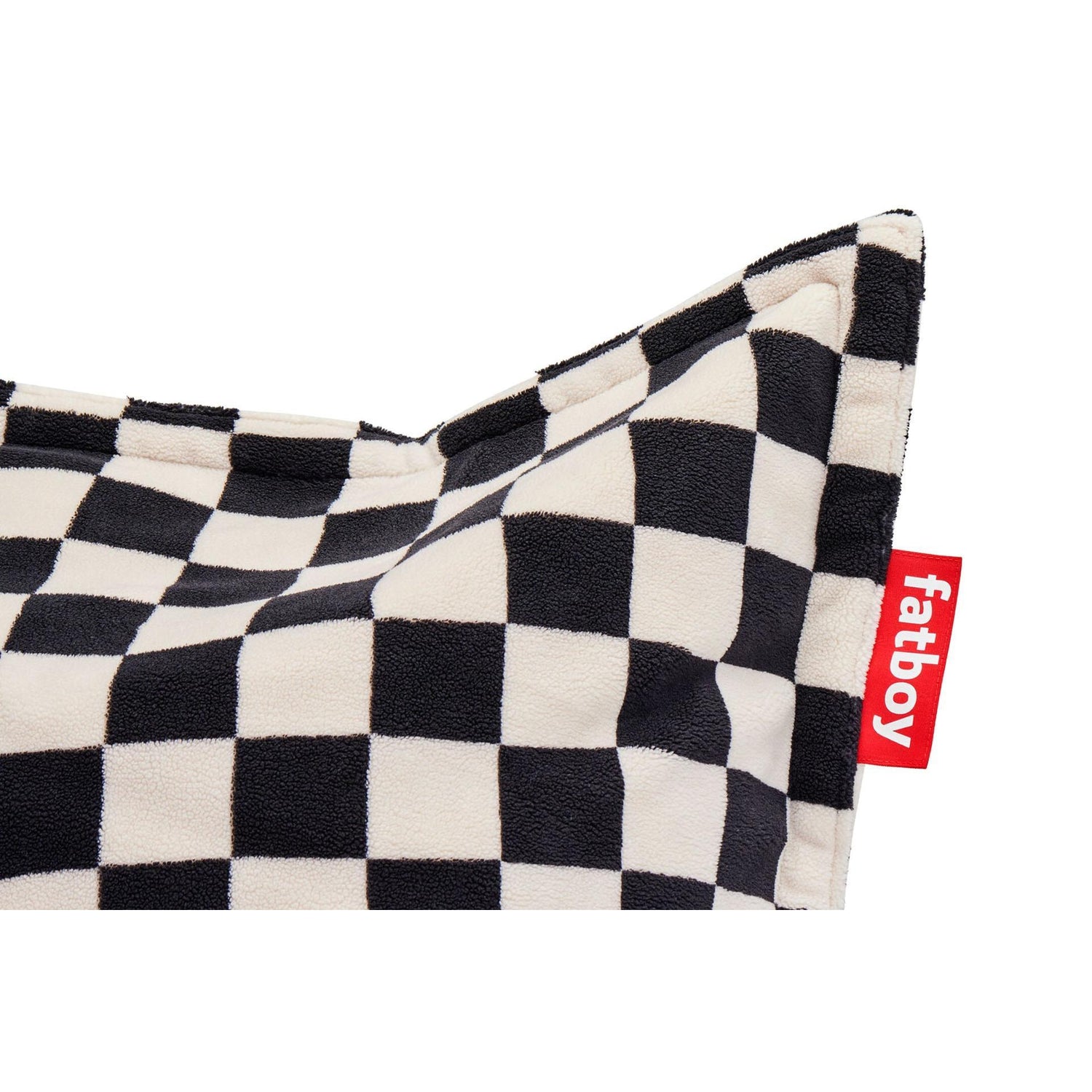Fatboy® Original Slim Teddy Chess Black Ecru-Sittesekker-Fatboy-Hyttefeber