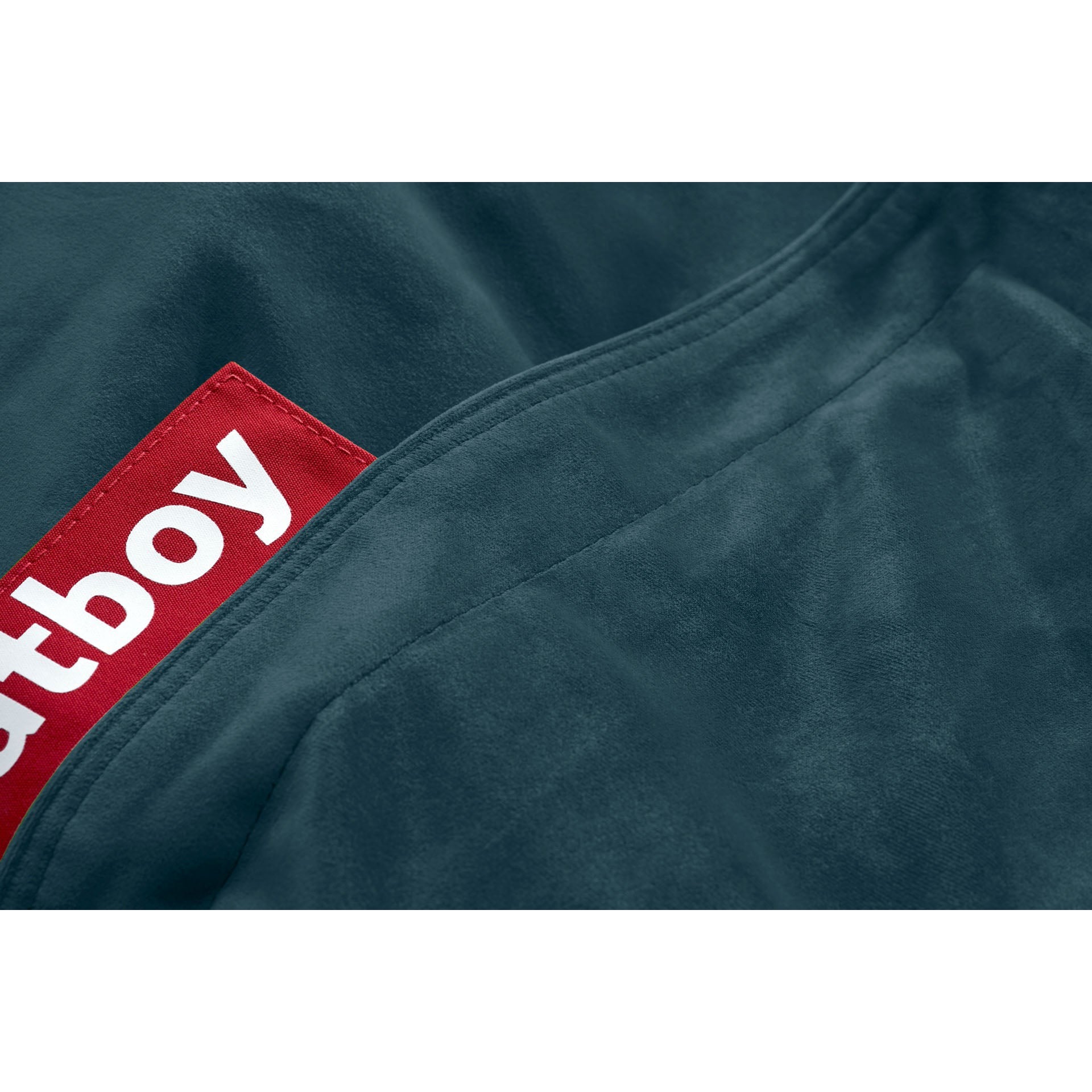 Fatboy® Original Slim Velvet Recycled Petrol 1-2 pers.-Sittesekker-Fatboy-Hyttefeber