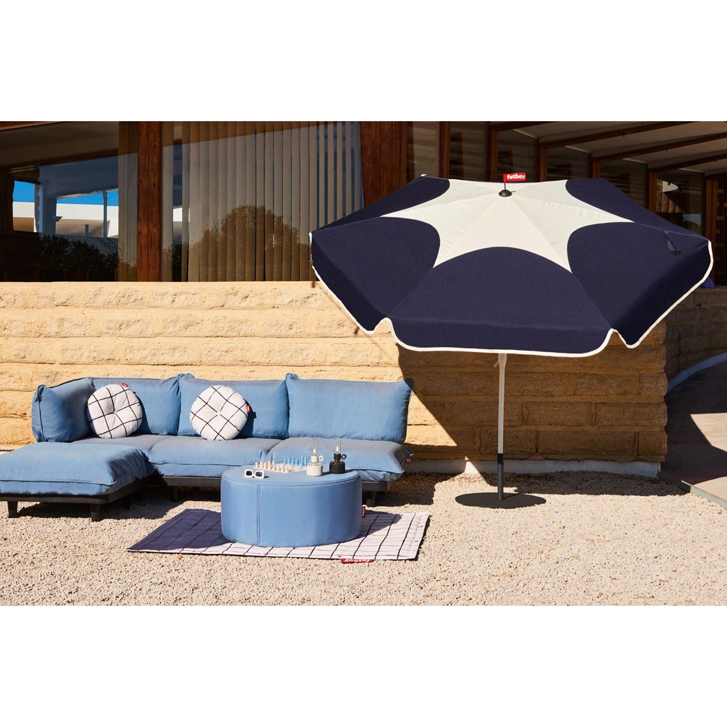 Fatboy® Sunshady Ocean Blue-Parasoller-Fatboy-Hyttefeber