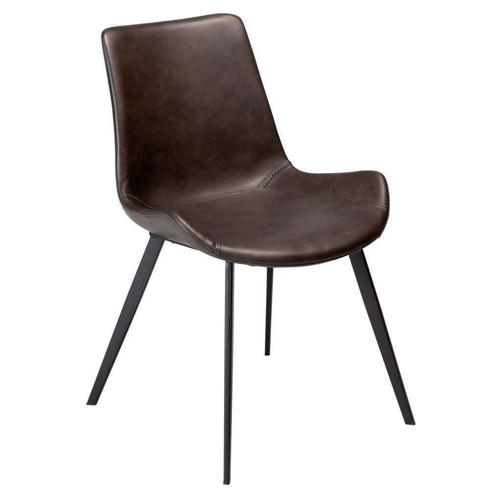 Dan-Form - Hype spisestol i kunstskinn - 2 stk-Møbler og Bord-Interio-Kakao-Hyttefeber