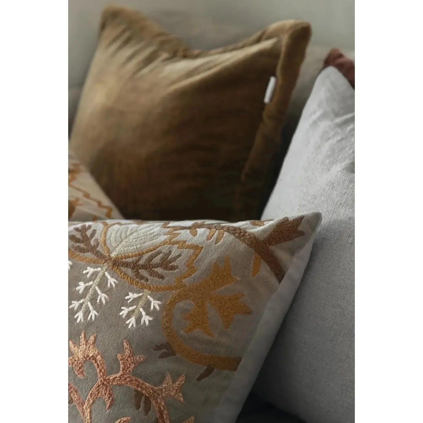 Putetrekk - Lama - Alpi - Velour - Kamel 50x50-Putetrekk-Norvigroup-Hyttefeber