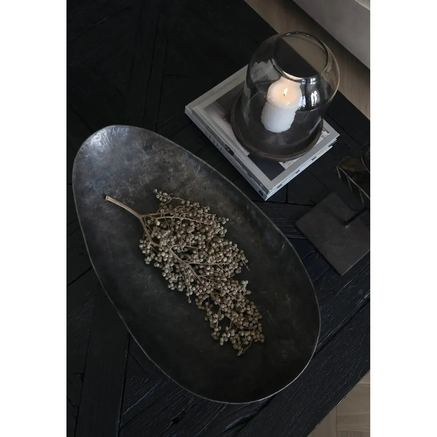 Dekorfat - Lama - Asti - Liten (43 cm)-Brett og Fat-Norvigroup-Hyttefeber