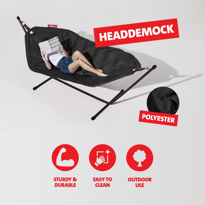 Fatboy® Headdemock (black) + hodepute + overtrekk-Fatboy-Hyttefeber
