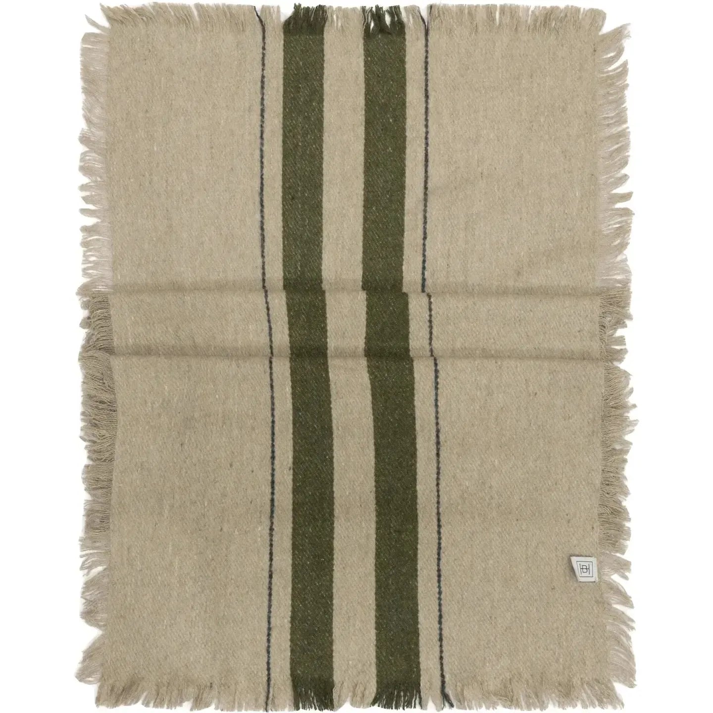 Halvor Bakke - Vivero Bordløper - Resirkluert Ull - Beige/grønn - 50x140cm-Norvigroup-Hyttefeber
