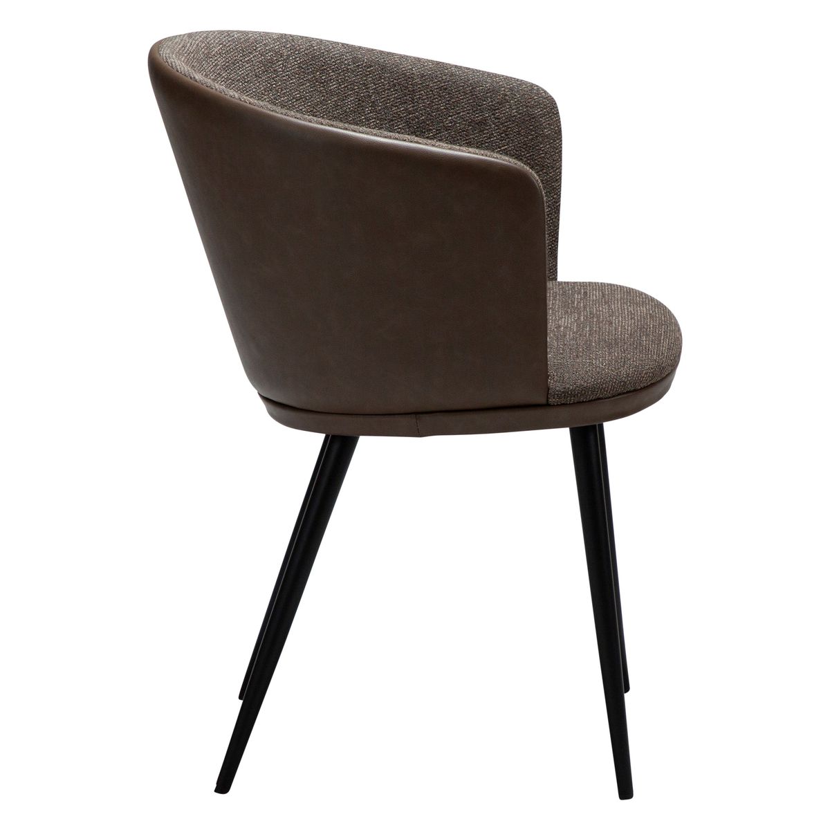 Spisestuestol Dan-Form "Hey" i stoff og kunstskinn (2 stk)-Møbler og Bord-interio-Hyttefeber