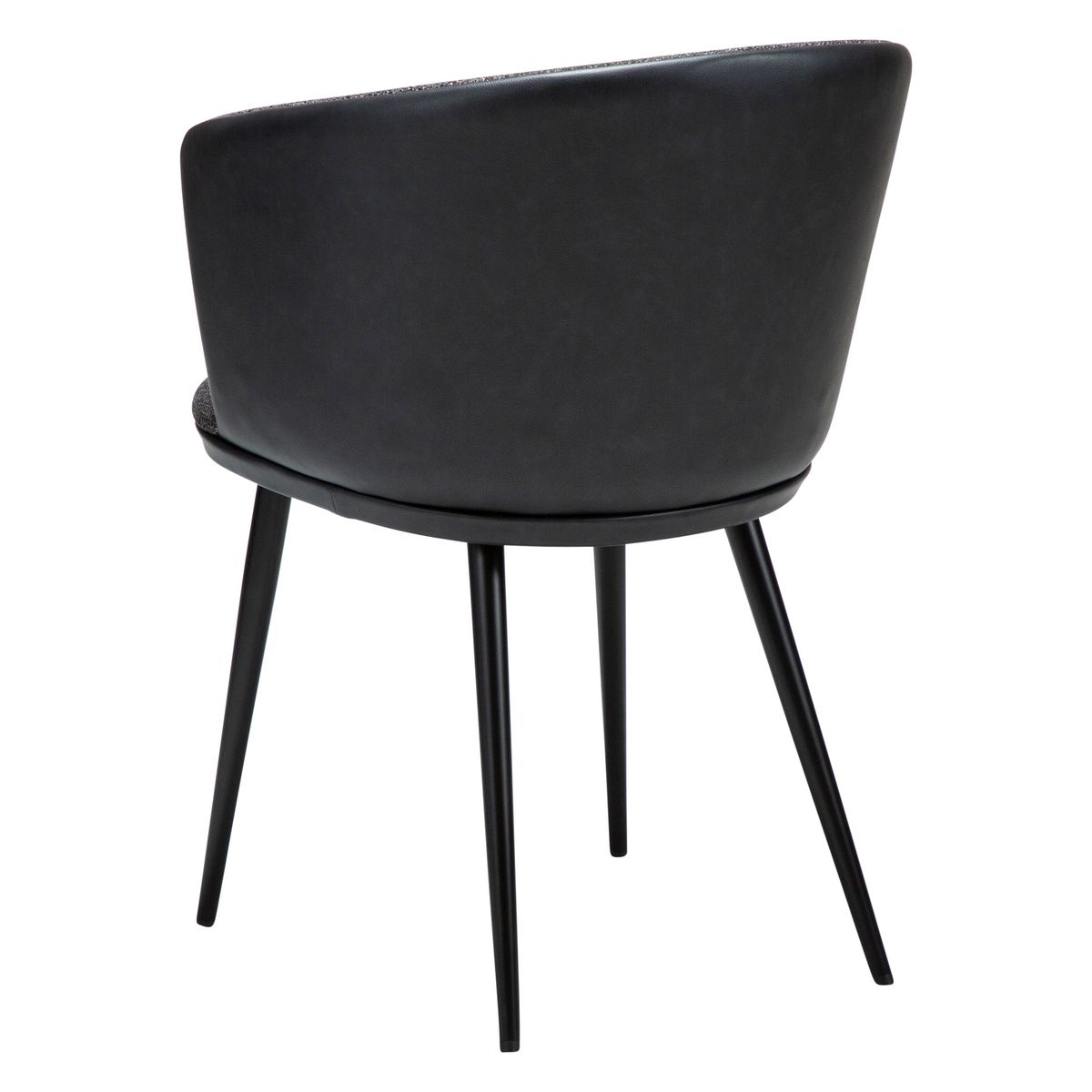 Spisestuestol Dan-Form "Hey" i stoff og kunstskinn (2 stk)-Møbler og Bord-interio-Hyttefeber