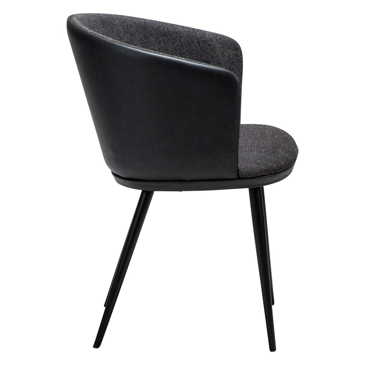 Spisestuestol Dan-Form "Hey" i stoff og kunstskinn (2 stk)-Møbler og Bord-interio-Hyttefeber