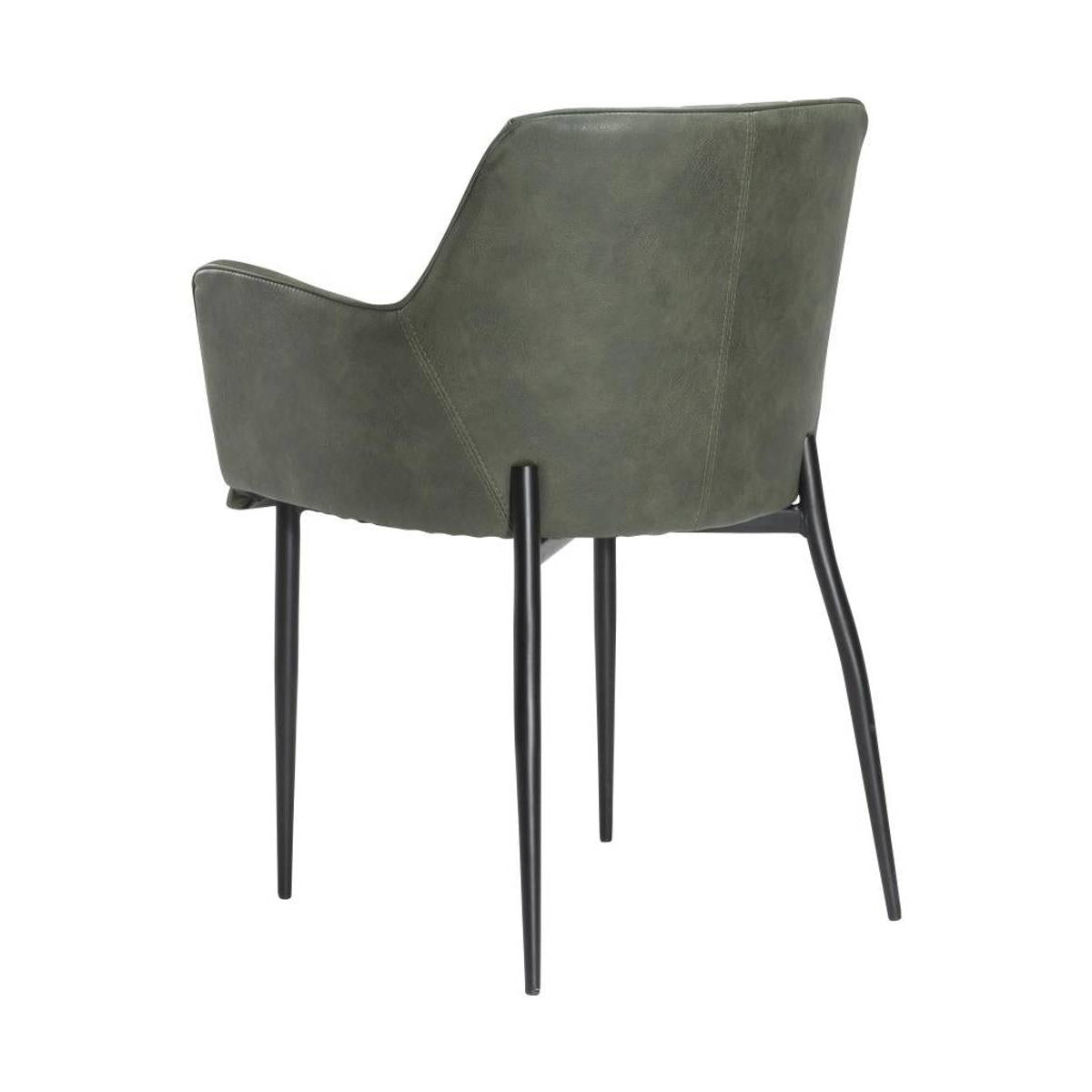 Spisestuestol Dan-Form "Rombo" i kunstskinn - 2 stk-Møbler og Bord-interio-Hyttefeber