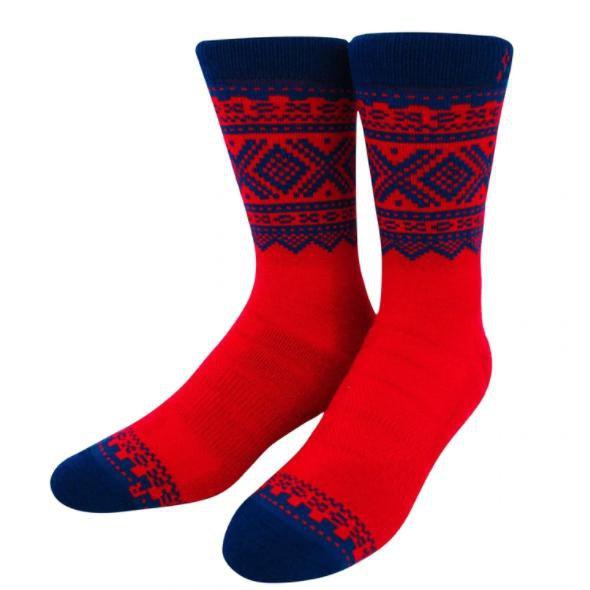Mariussokken – Merinoull 75 Red Navy-Sokker-NVRLND-Hyttefeber