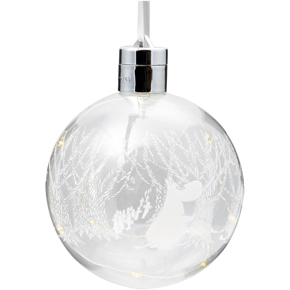 Mummi Julekule med LED lys 11cm-Julekuler-Moomin-Hyttefeber