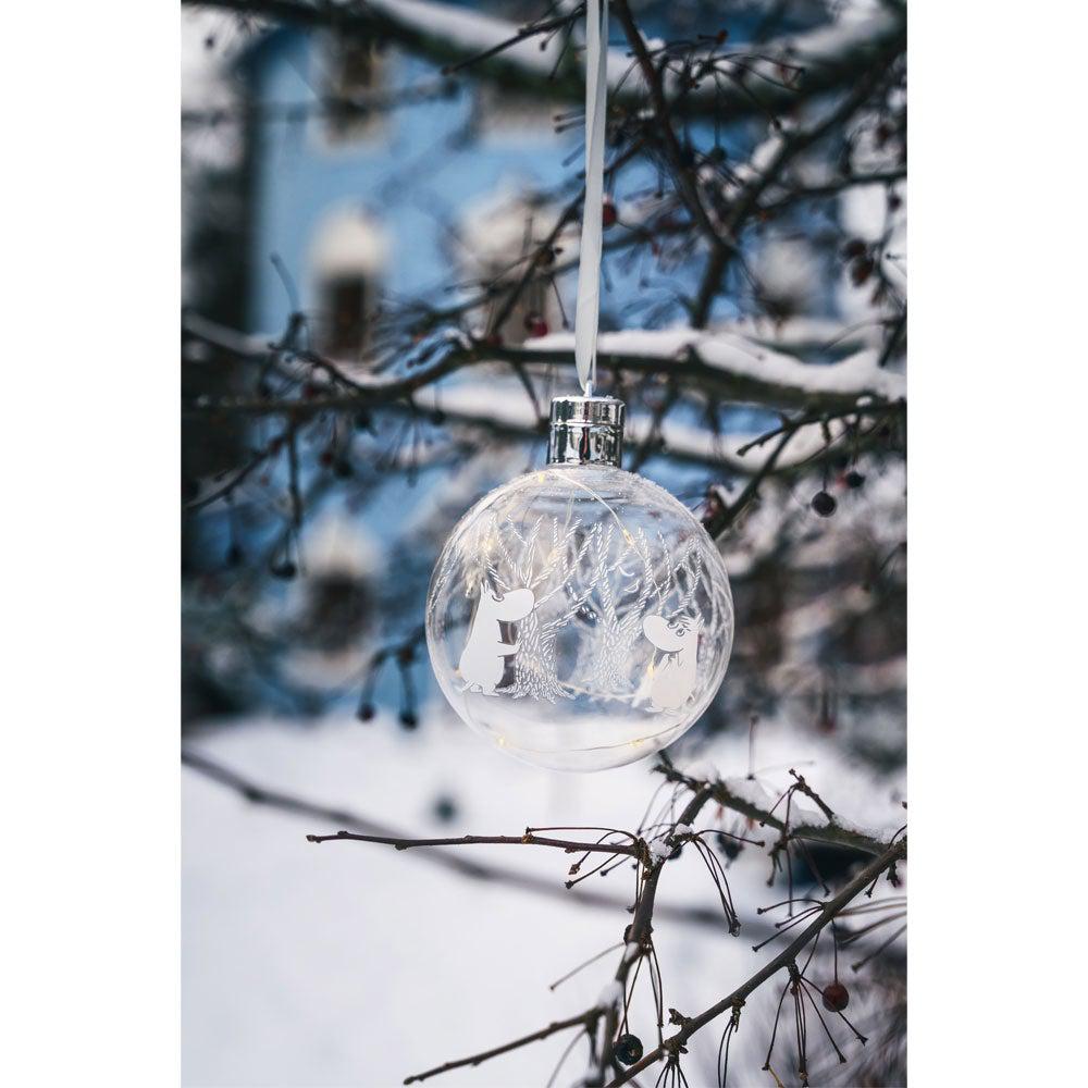 Mummi Julekule med LED lys 11cm-Julekuler-Moomin-Hyttefeber