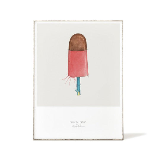 Kunsttrykk 30x40cm - Kræsj Pink-Til Veggen-Emmeselle-Hyttefeber