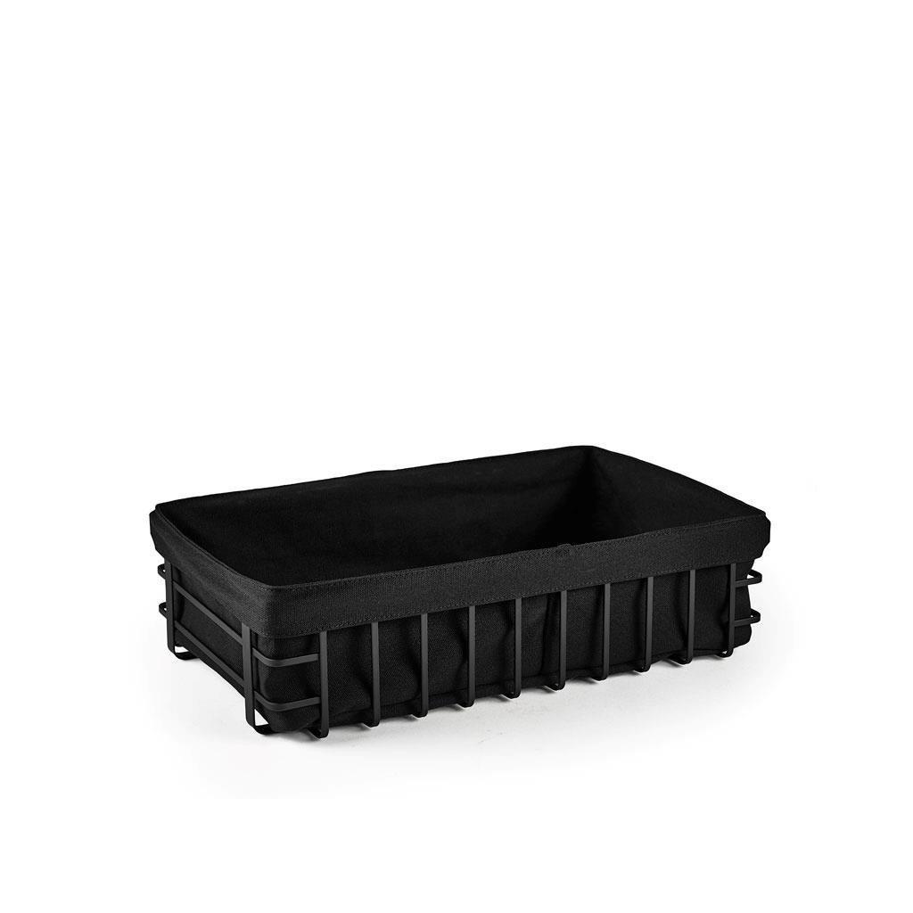 Brødkurv 40 x 25 x 10 cm Svart-F&H-Hyttefeber