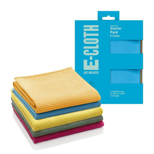 E-Cloth - Startpakke med 5 kluter-Rengjøring-Lesstrash-Hyttefeber