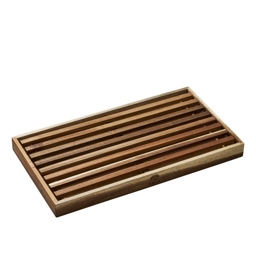 Skjærebrett m/smulesk 43x23x3,-Kjøkkenredskaper-HOLM-Hyttefeber