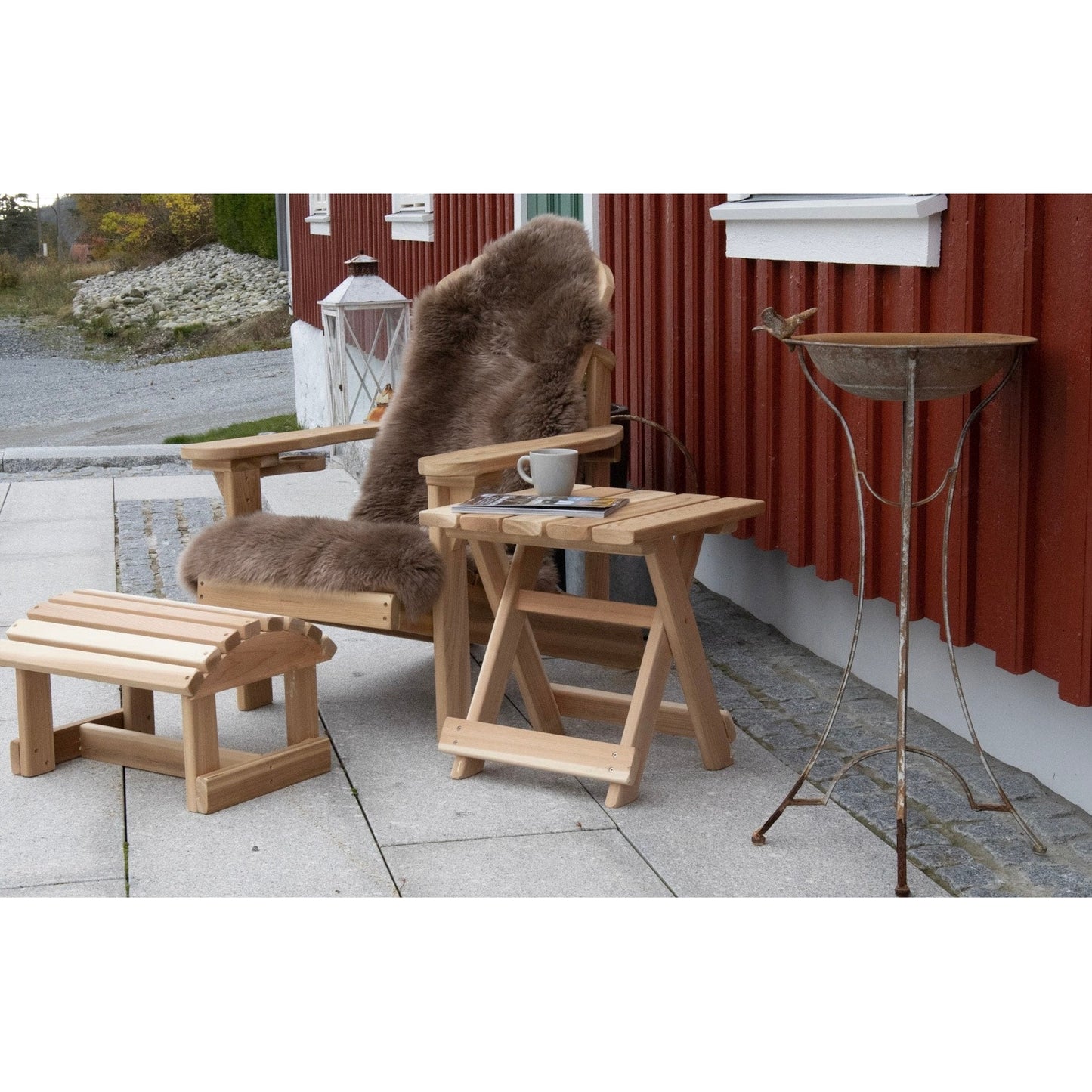Premium XL Saueskinn / Ekstra luftig / Brun-Saueskinn-Auskin-Hyttefeber