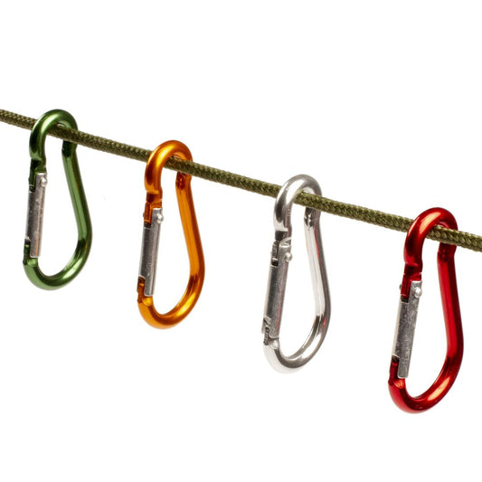 Karabinkroker (4stk) i ass. farger-Ut på Tur-Eagle Products-Hyttefeber
