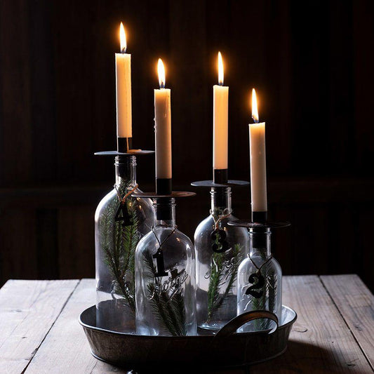 Nyhet! Adventstall til Norgesflasken-Julepynt-Hadeland Glassverk-Hyttefeber