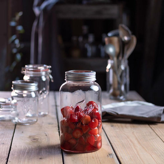 Nyhet! Norgesglass med Skrulokk 2L-Oppbevaring-Hadeland Glassverk-Hyttefeber